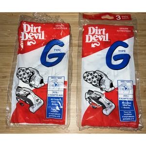 Genuine Dirt Devil ~Type G ~Corded Hand Vac Bags ~5 Count